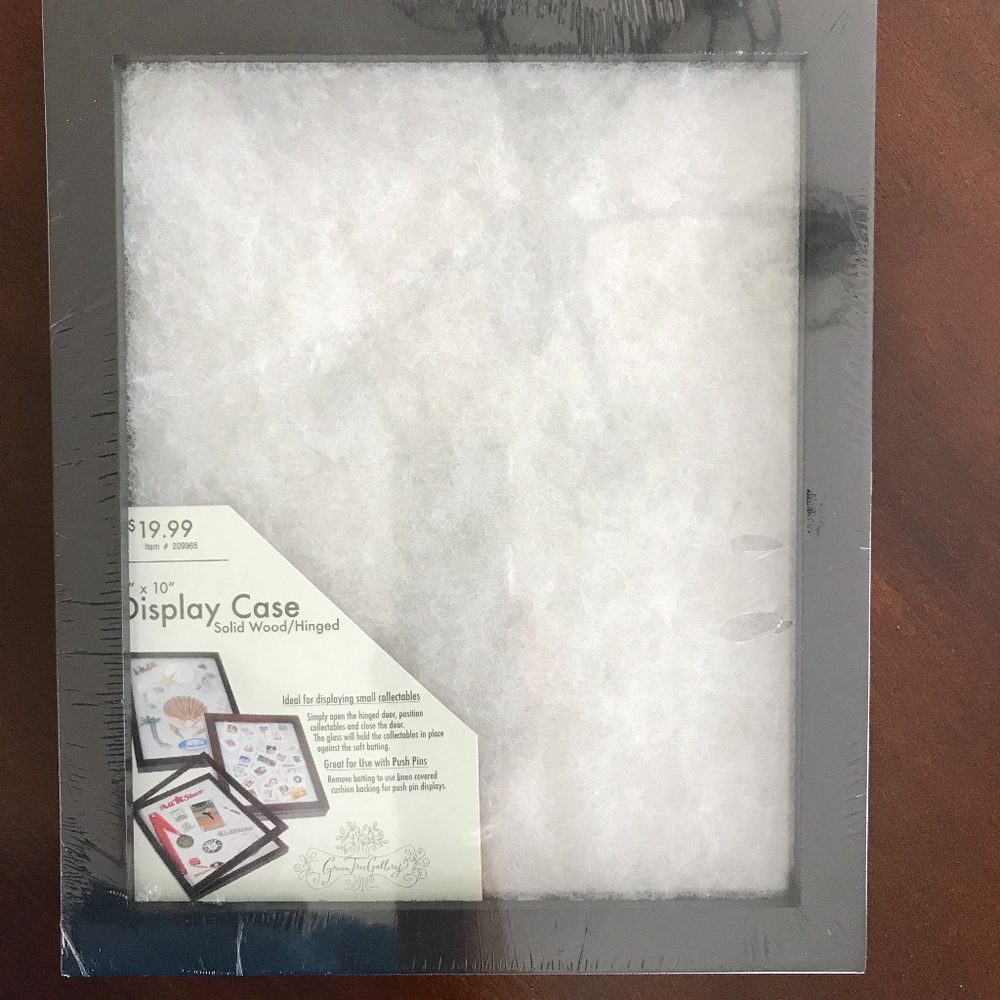 8x10 Wood and Glass Display Case